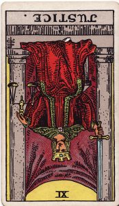 Justice Reversed Tarot Meaning