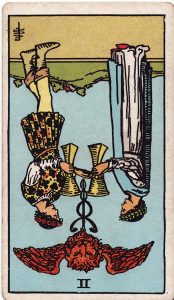 2 of Cups Reversed Tarot Meaning