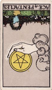 Ace of Pentacles Reversed Tarot Meaning and Interpretation