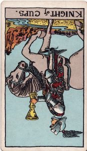 Knight of Cups Reversed Tarot Meaning and Interpretation