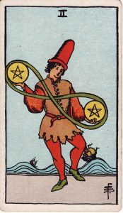 2 of Pentacles Tarot Meaning and Interpretation