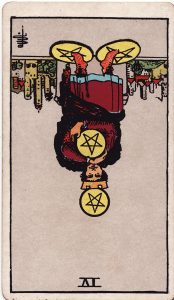 4 of Pentacles Reversed Tarot Meaning and Interpretation