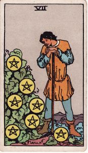 7 of Pentacles Tarot Meaning and Interpretation