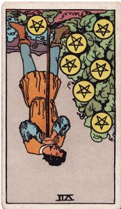 7 of Pentacles Reversed Tarot Meaning and Interpretation