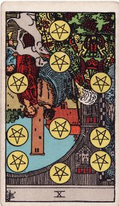 10 of Pentacles Reversed Tarot Meaning and Interpretation